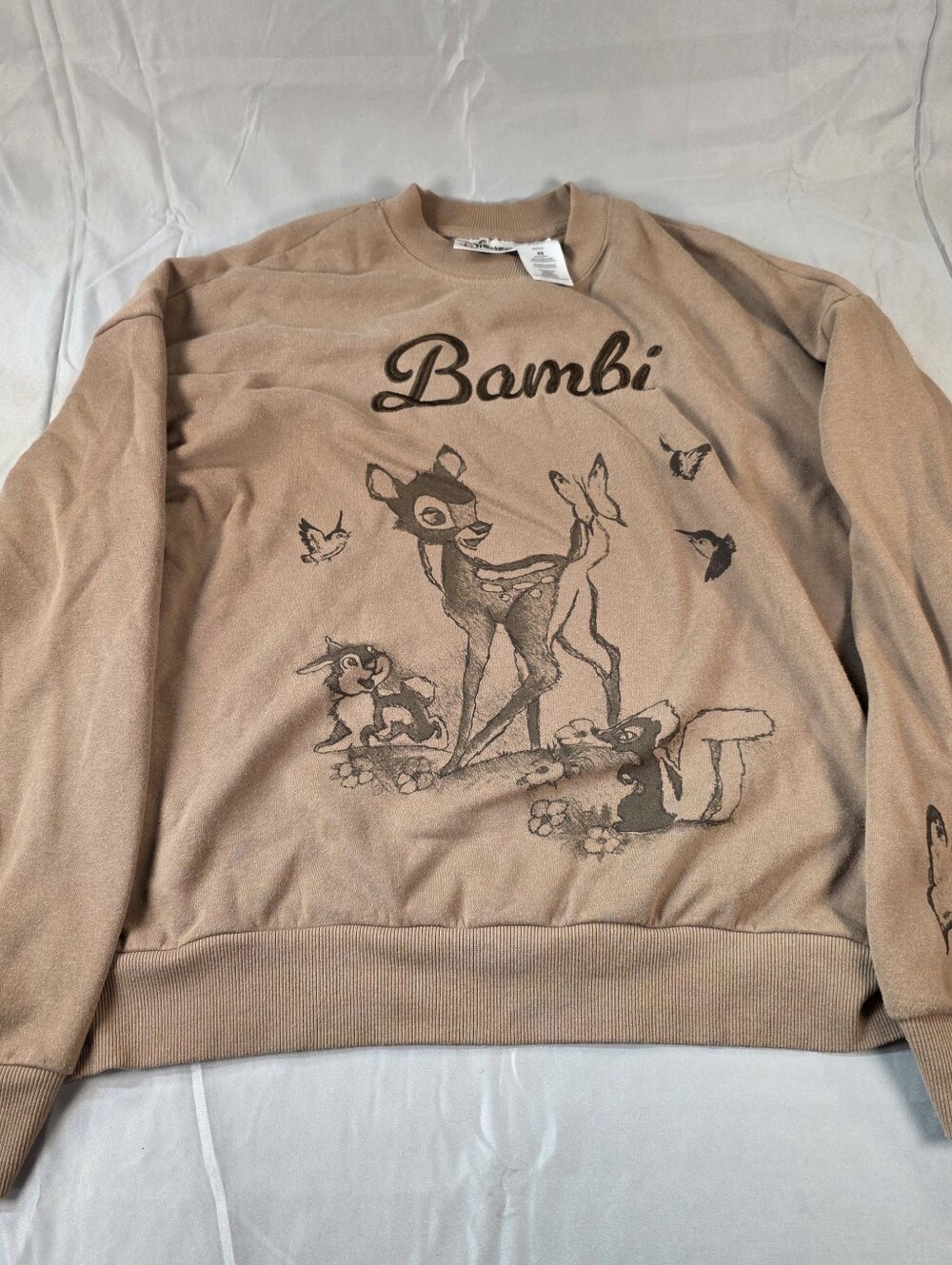 Disney Bambi Graphic Crewneck - Tan